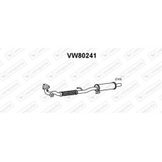 VW80241 VENEPORTE Предглушник вихлопних газів