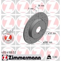 405.4100.52 ZIMMERMANN Гальмівний диск