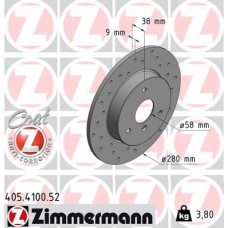 405.4100.52 ZIMMERMANN Гальмівний диск