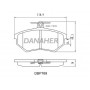 DBP769 DANAHER Комплект гальмівних колодок дисковий гальм