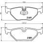 8DB355007981 HELLA ASAM BMW Тормозные колодки задн. 5-serie E39