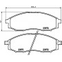8DB 355 028-111 HELLA Комплект гальмівних колодок дисковий гальм