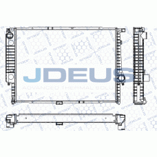 RA0050430 JDEUS Радіатор охолодження двигуна