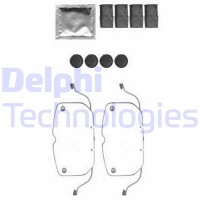 LX0574 DELPHI Комплектуючі колодки дискового гальма