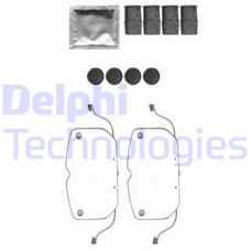 LX0574 DELPHI Комплектуючі колодки дискового гальма