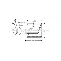 HDV198 AVA QUALITY COOLING Випарник кондиціонера