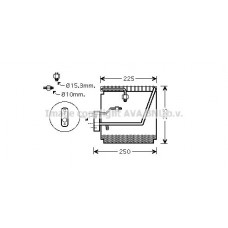 HDV198 AVA QUALITY COOLING Випарник кондиціонера