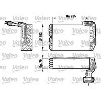 817095 VALEO Випарник кондиціонера