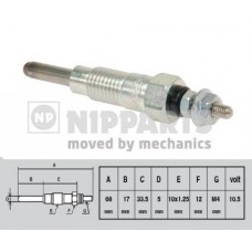 J5711018 NIPPARTS Свічка розжарювання