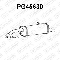 PG45630 VENEPORTE Глушник вихлопних газів кінцевий