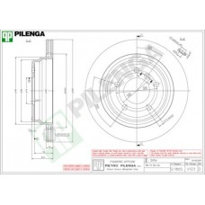 V123 PILENGA Гальмівний диск