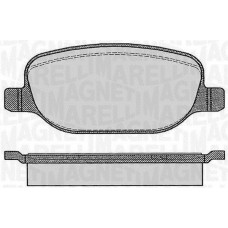 363916060114 MAGNETI MARELLI КомплеК т гальмівних колодок, дискове гальмо