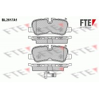 BL2617A1 FTE КомплеК т гальмівних колодок, дискове гальмо