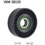 VKM 38130 SKF Паразитный / ведущий ролик, Поліклиновий ремінь