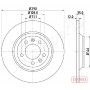 DP-0605C JAPANPARTS Гальмівний диск