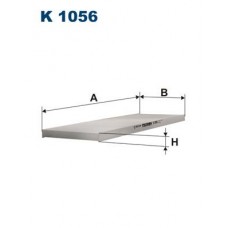 Фільтр повітря у внутрішньому просторі FILTRON K 1056
