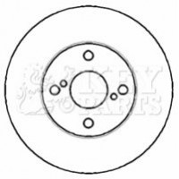 KBD4379 KEY PARTS Гальмівний диск