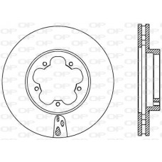 BDA2368.20 OPEN PARTS Гальмівний диск