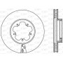BDA2368.20 OPEN PARTS Гальмівний диск