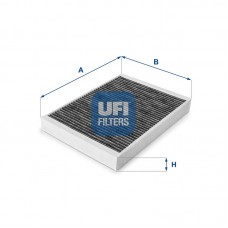 54.166.00 UFI Фільтр повітря у внутрішньому просторі