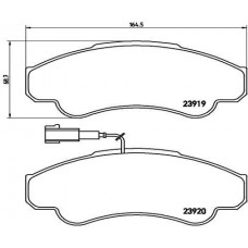 FK20151 KAISHIN Комплект гальмівних колодок дисковий гальм