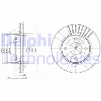 BG3359C DELPHI Гальмівний диск