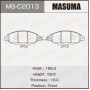 MSC2013 MASUMA Колодки гальмівні
