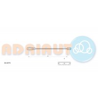 330273 ADRIAUTO OPEL Трос ручного гальма задн. (диск) Vectra B 95-