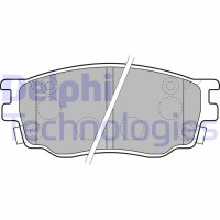 LP1916 DELPHI Комплект гальмівних колодок дисковий гальм