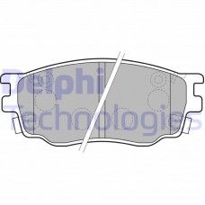 LP1916 DELPHI Комплект гальмівних колодок дисковий гальм