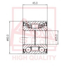 DAC25600045 ASVA Підшипник ступиці колеса