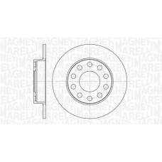 361302040125 MAGNETI MARELLI Гальмівний диск