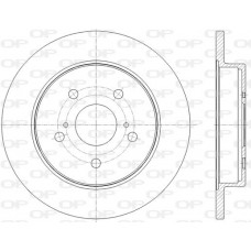 BDR2823.10 OPEN PARTS Гальмівний диск