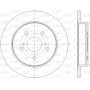 BDR2823.10 OPEN PARTS Гальмівний диск