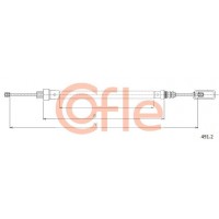 491.2 COFLE Тросик, cтояночный тормоз