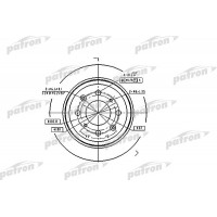PBD2646 PATRON Гальмівний диск