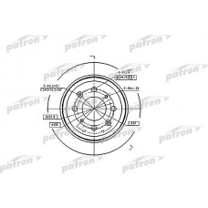 PBD2646 PATRON Гальмівний диск