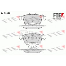 BL2585A1 FTE Комплект гальмівних колодок дисковий гальм