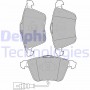 LP1921 DELPHI Комплект гальмівних колодок дисковий гальм