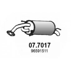 07.7017 ASSO Глушник вихлопних газів кінцевий