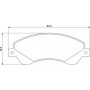 363710201641 MAGNETI MARELLI Комплект гальмівних колодок дисковий гальм