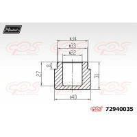 72940035 MAXTECH Поршень корпус скоби гальма