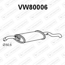VW80006 VENEPORTE Глушник вихлопних газів кінцевий