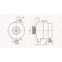 063731086010 MAGNETI MARELLI Генератор