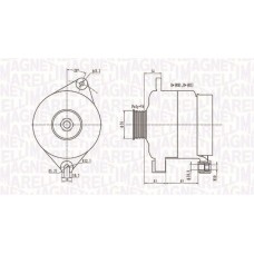 063731086010 MAGNETI MARELLI Генератор