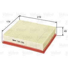 585188 VALEO Повітряний фільтр