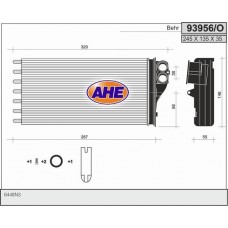 93956/O AHE Теплообмінник обігрів салону