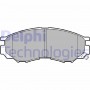 LP1010 DELPHI Комплект гальмівних колодок дисковий гальм