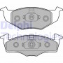 LP1249 DELPHI Комплект гальмівних колодок дисковий гальм