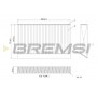 FC0408C BREMSI Фільтр повітря у внутрішньому просторі